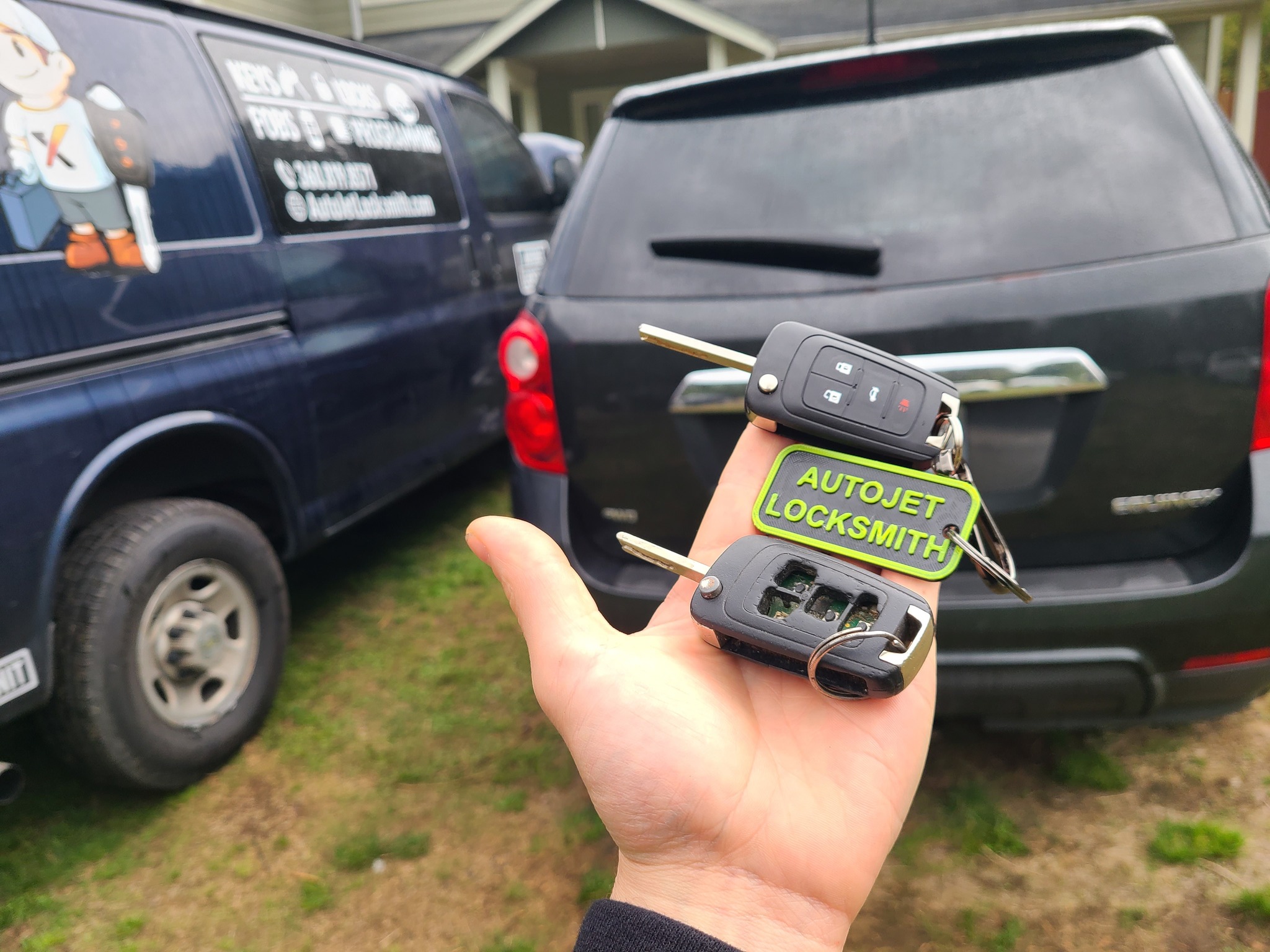 Replacement Flip Key Chevrolet Equinox - Locksmith Job in Lacey, WA
